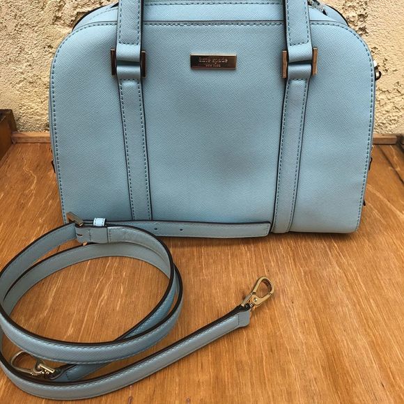 Authentic Kate Spade Small Felix GraceBlue Handbag - Picture 2 of 7